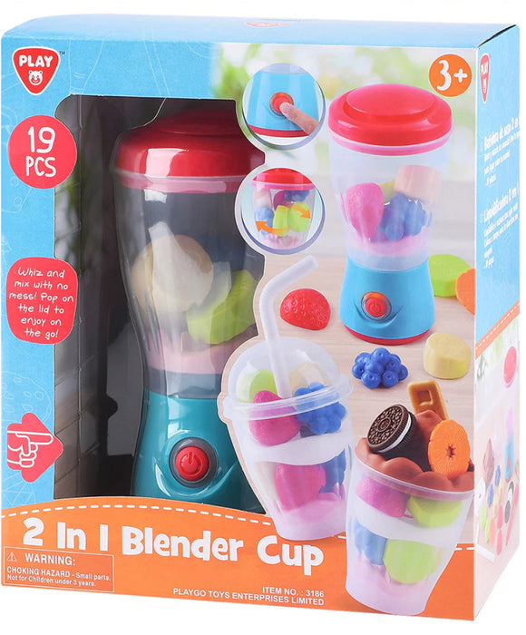 PLAYGO 2 IN 1 BLENDER CUP B/O