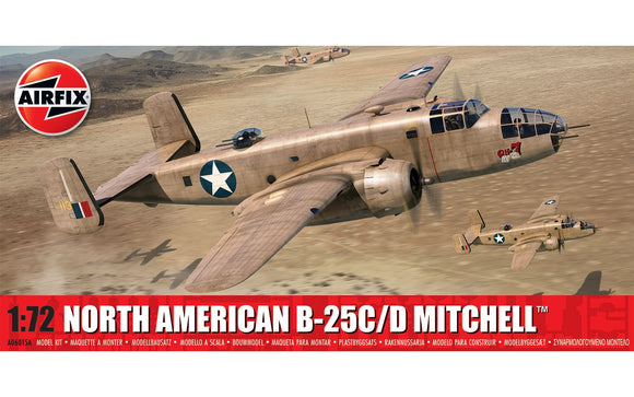 AIRFIX 1:72 NTH AMERICA B-25C/D MITCHELL