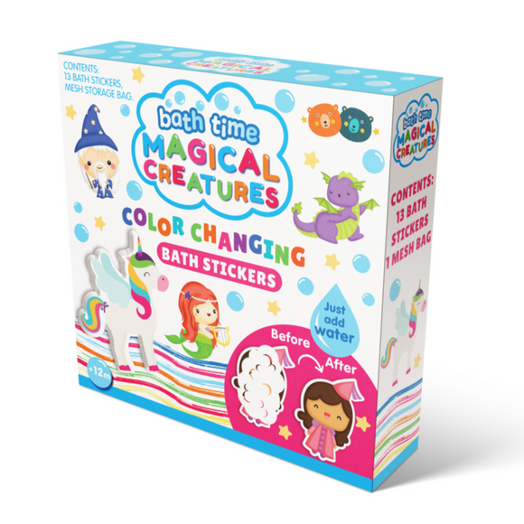 BATH TIME STICKERS MAGICAL CREATURES