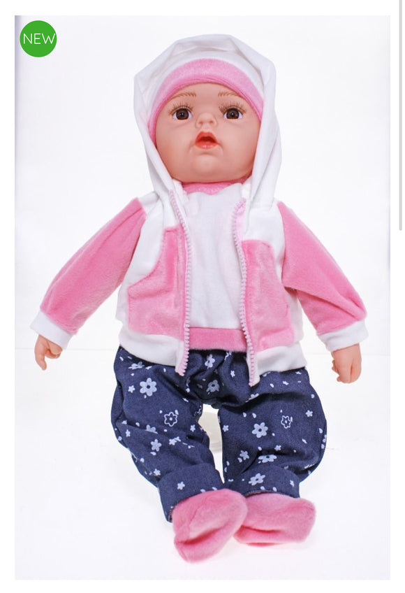 BABY DOLL LAYLA PINK/WHITE