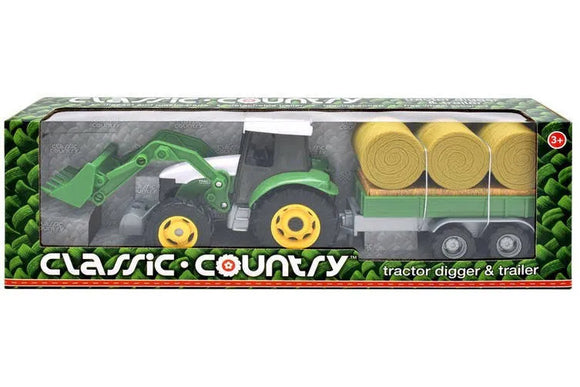 CLASSIC COUNTRY TRACTOR DIGGER BAILER