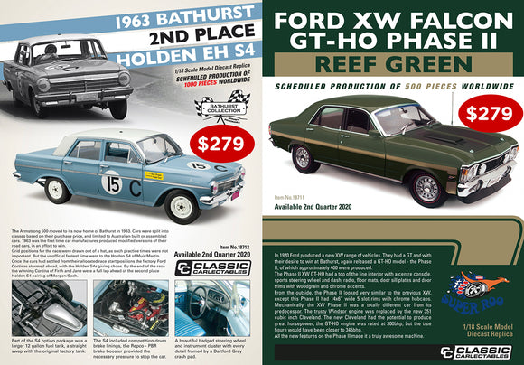NEW Classic Carlectables - March 2020 - Holden EH 1963 & Ford XW Falcon
