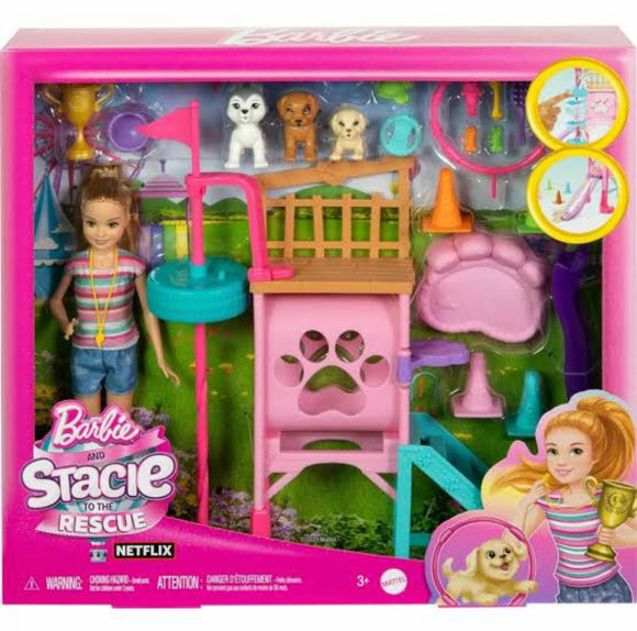 BRB STACIE & PUPS PLAYSET