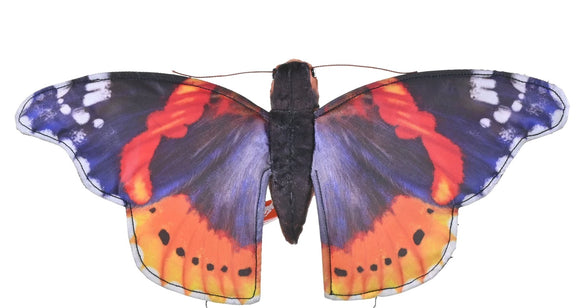 WILD PLUSH BUTTERFLY RED ADMIRAL
