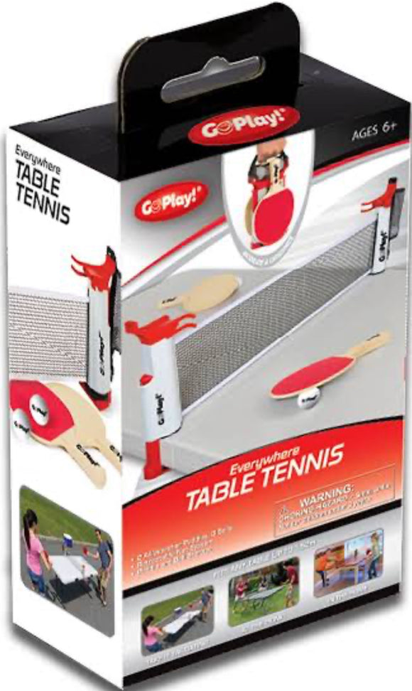 GO PLAY EVERYWHERE TABLE TENNIS