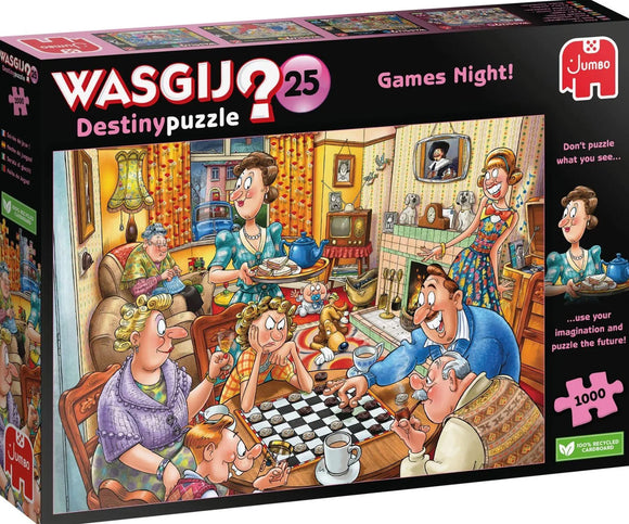 PUZZLE WASGIJ #25 DESTINY GAMES NIGHT