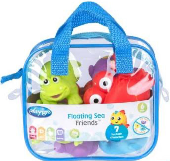 PLAYGRO FLOATING SEA FRIENDS BLUE