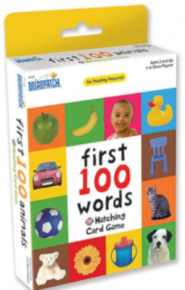 CARD GAME FIRST 100 WORDS MATCHING