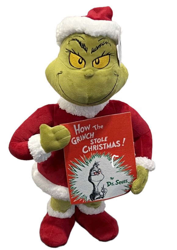 GRINCH HOLIDAY GREETER WITH BOOK