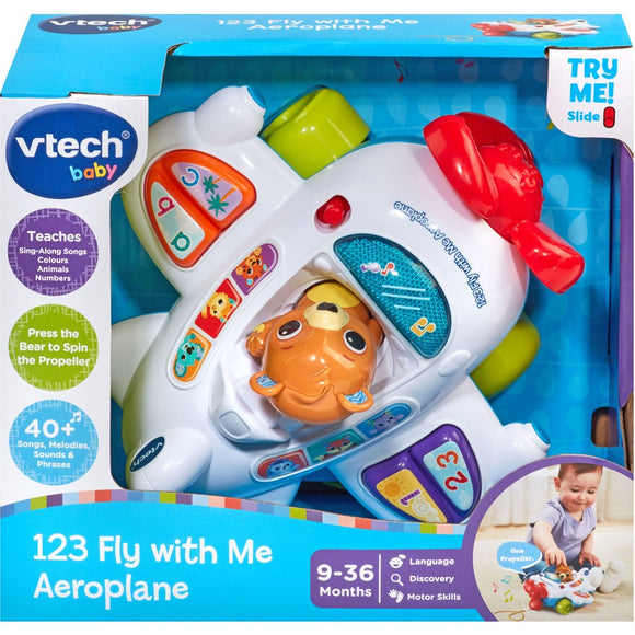 VTECH 123 FLY WITH ME AEROPLANE