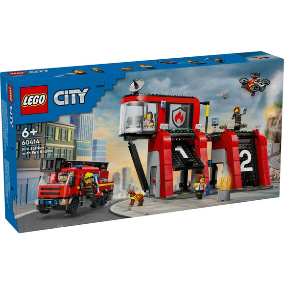 LEGO 60414 CITY FIRE STATION WITH TRUCK