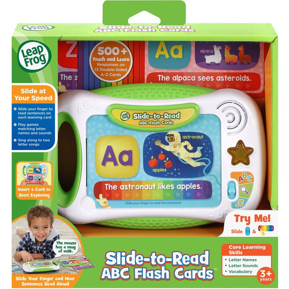 L/F SLIDE TO READ ABC FLASHCARDS