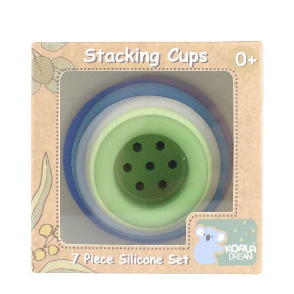 STACKING CUPS 7PC SILICONE