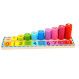TOOKY TOY WOODEN COUNTING STACKER