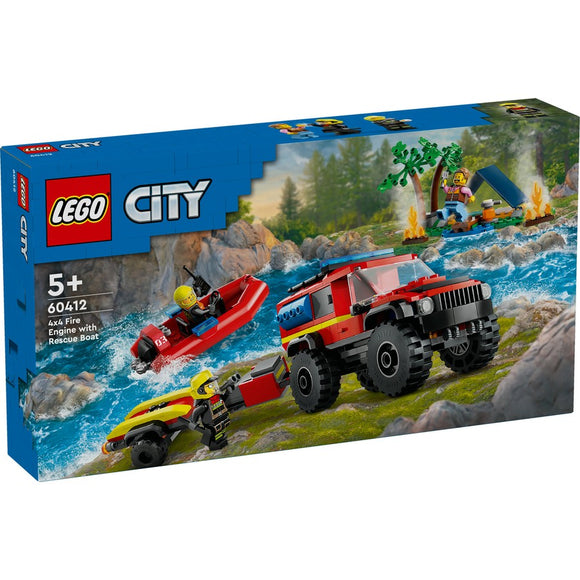 LEGO 60412 CITY 4X4 TRUCK WITH BOAT