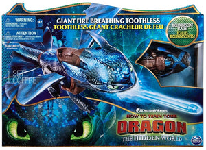 DRAGONS 3 GIANT FIRE BREATHING TOOTHLESS