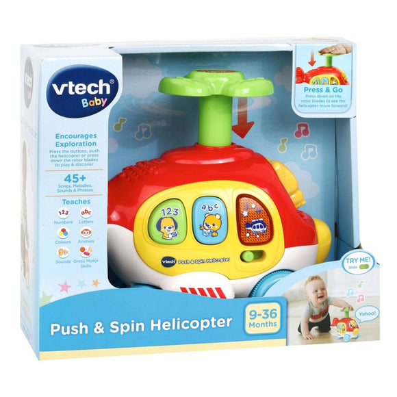 VTECH PUSH & SPIN HELICOPTER