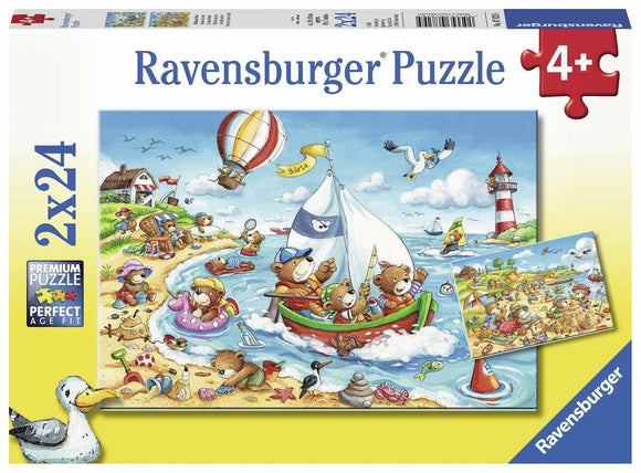 PUZZLE 2X24PC SEASIDE HOLIDAY