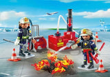 PLAYMOBIL CITY FIREFIGHTERS W WATER PUMP