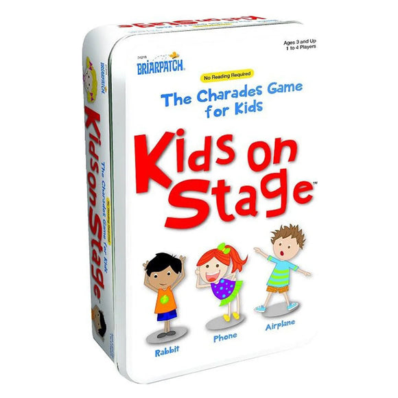 GAME CHARADES KIDS ON STAGE IN TIN