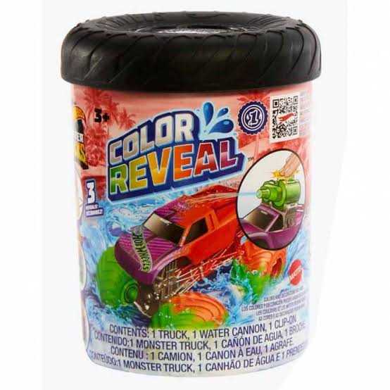 H/W MONSTER TRUCKS COLOR REVEAL WATER BL