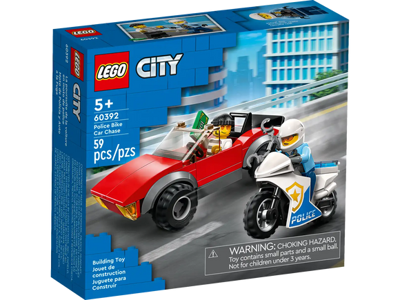 LEGO 60392 CITY POLICE BIKE CAR CHASE