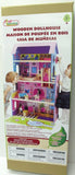 DOLL HOUSE WOODEN FIRST LEARNING W FURN