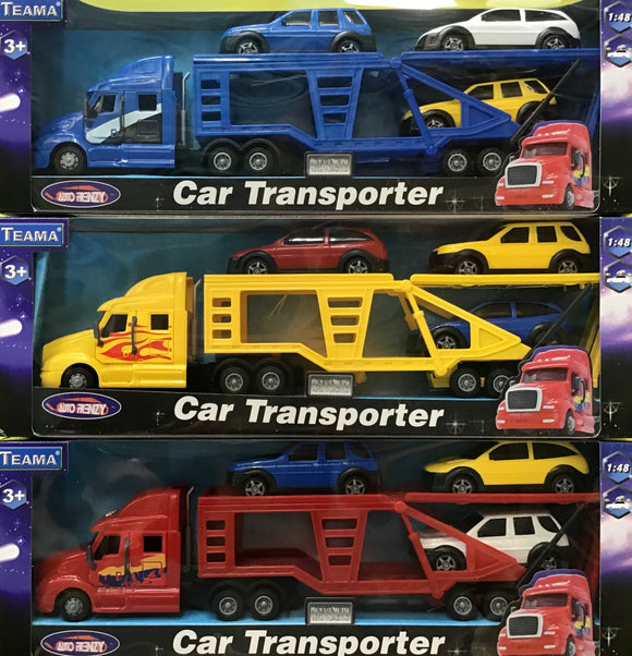CAR TRANSPORTER WITH 3 CARS