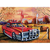 PUZZLE 1000PC BOPAL RED UTE IN BUSH NEW