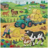 PUZZLE 3X49PC ON THE FARM