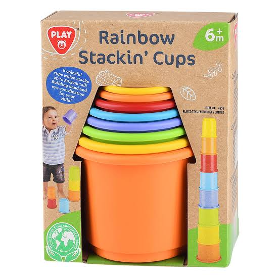 PLAYGO RAINBOW STACKIN CUPS