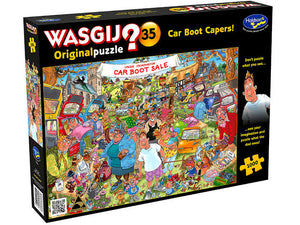 PUZZLE WASGIJ #35 ORIG CAR BOOT CAPERS