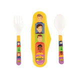THE WIGGLES FORK & SPOON TRAVEL CUTLERY