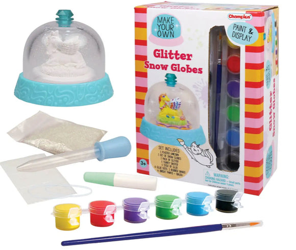 Make Your Own Glitter Snow Globes