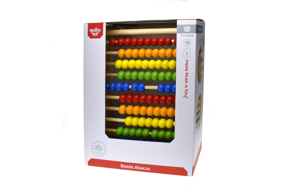 WOODEN BEADS ABACUS NATURAL