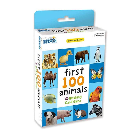 CARD GAME FIRST 100 ANIMALS MATCHING