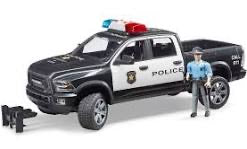 BRUDER 1:16 RAM 2500 POLICE TRUCK W FIG