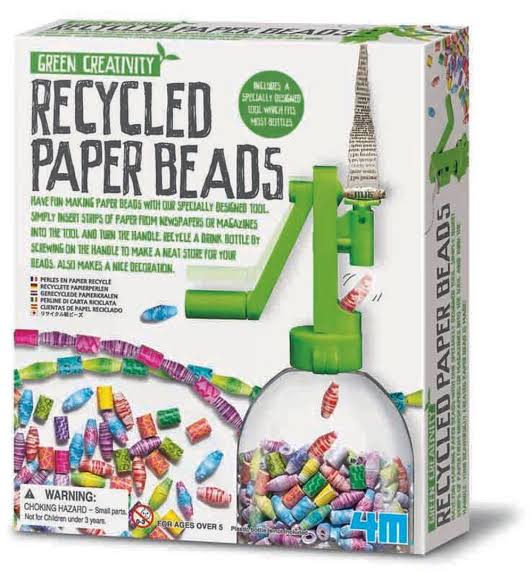 GREEN CREATIVITY RECYCLED PAPER BEADS