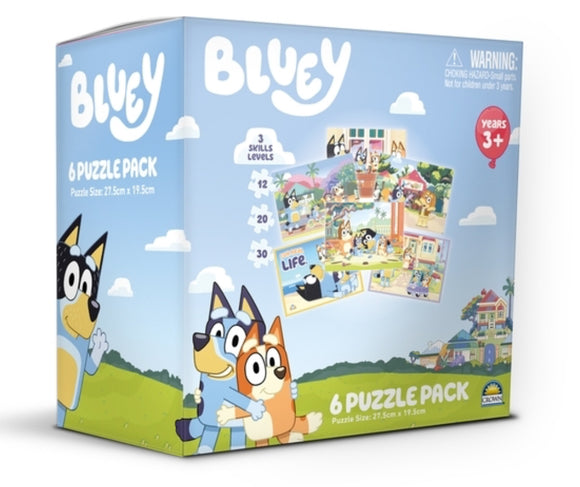 PUZZLE 6 IN 1 BLUEY