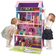 DOLL HOUSE WOODEN FIRST LEARNING W FURN