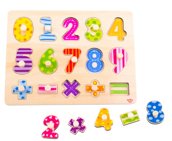 PUZZLE PEG NUMBERS MATHS