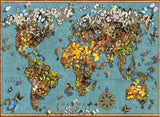 PUZZLE 500PC WORLD OF BUTTERFLIES