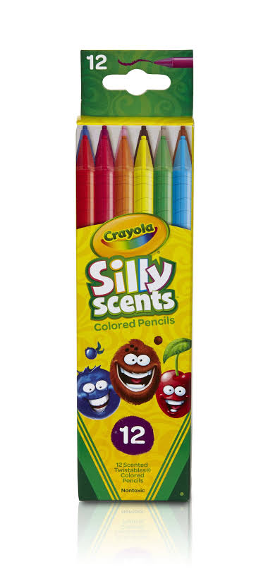 CRAYOLA PENCILS TWISTABLE SILLY SCENT 12