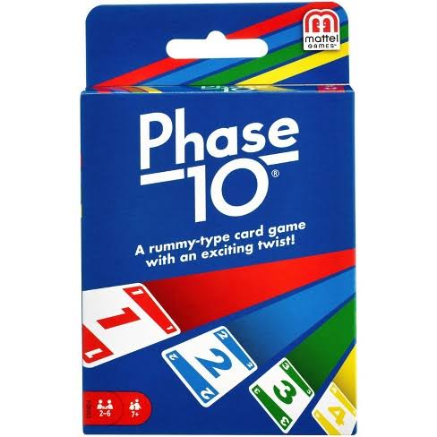 CARD GAME PHASE 10 RETRO