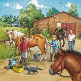 PUZZLE 3X49PC A DAY WITH HORSES