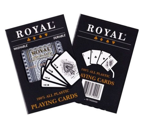 PLAYING CARDS ROYAL PLASTIC COATED SGL