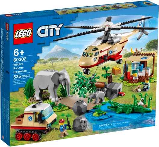 LEGO 60302 CITY WILDLIFE RESCUE OPERATIO